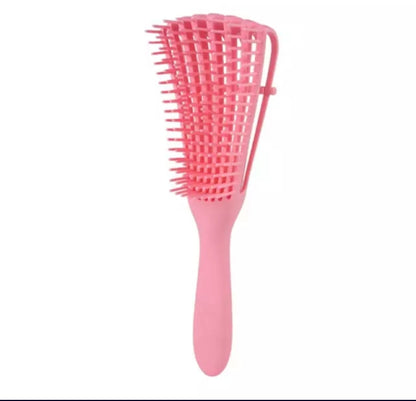 Flexi Detangling Brush for Natural Hair  Detangler for afro American3a to 4c Kinky Wavy, Curly, Coily Hair, Detangle Easy with Wet/Dry, Apply Conditioner/oil